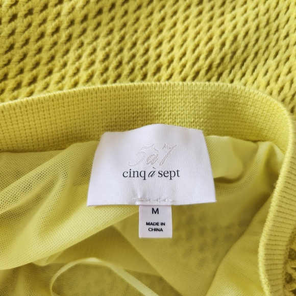 Cinq a sept fishnet mesh skirt size m - Picture 3 of 4